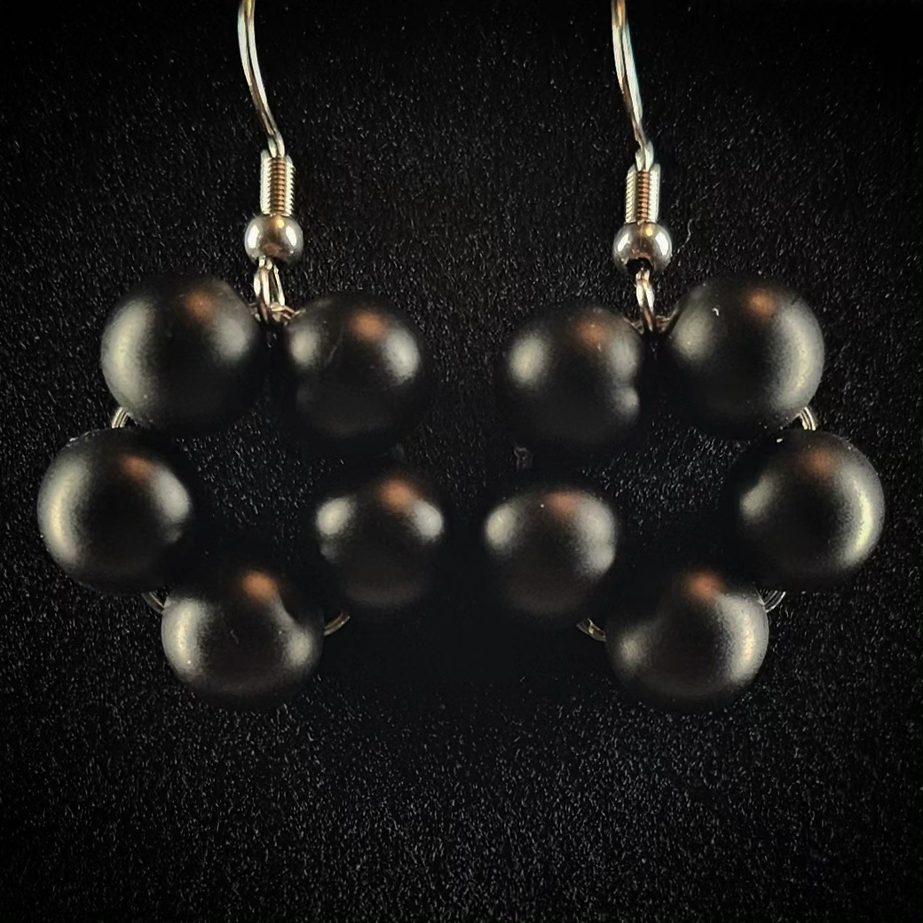 Elemental I | Beaded Crystal Earrings