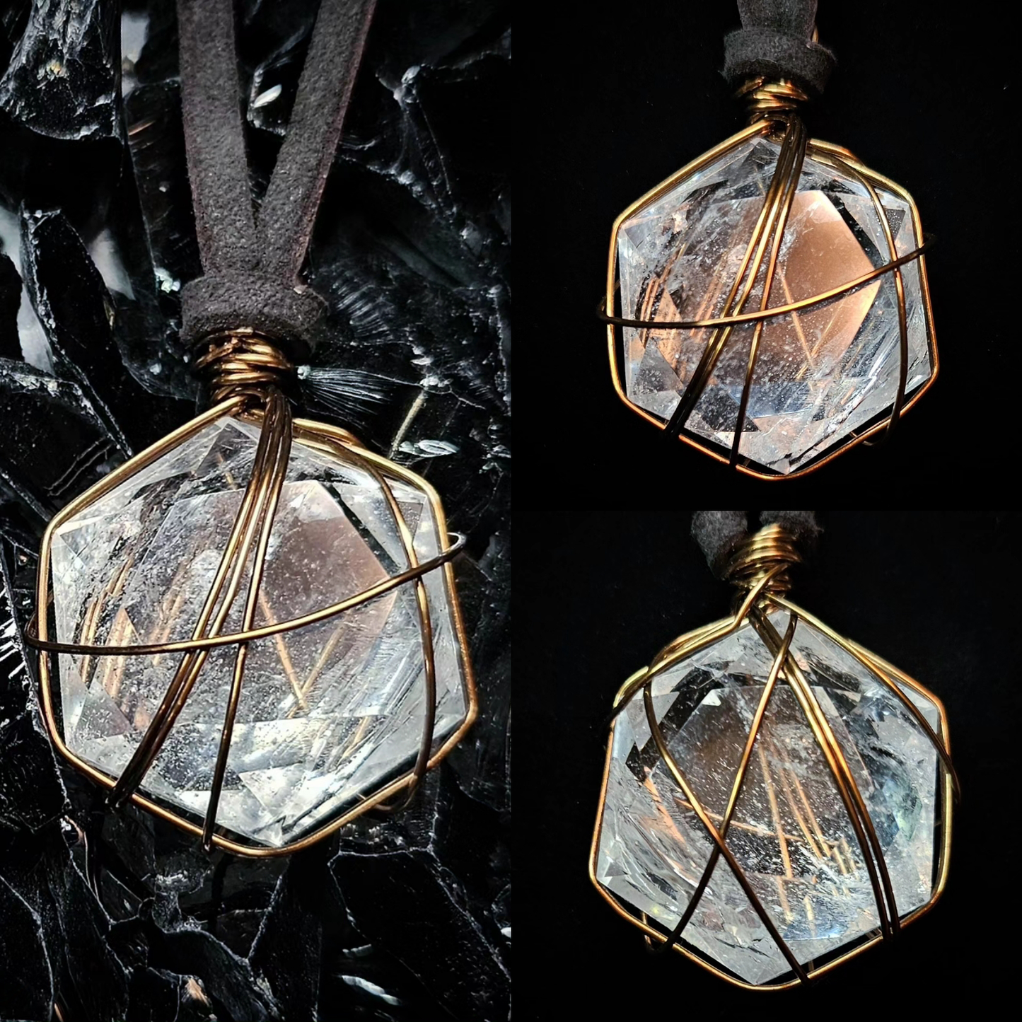 Wrapped Amulet: Quartz