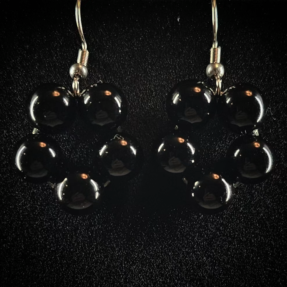 Elemental I | Beaded Crystal Earrings