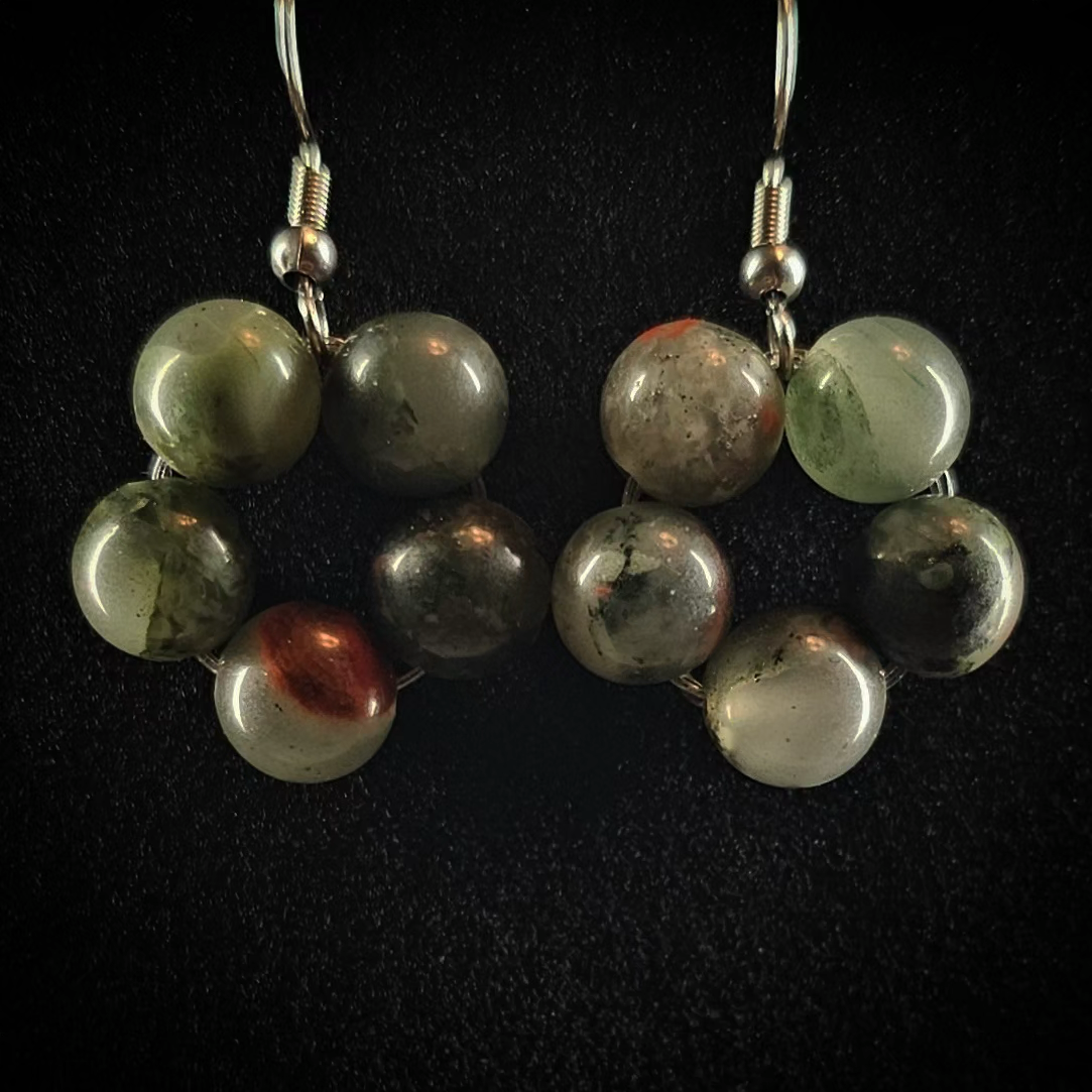 Elemental I | Beaded Crystal Earrings