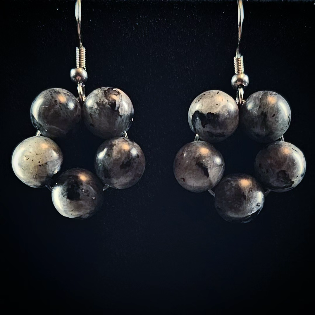 Elemental I | Beaded Crystal Earrings