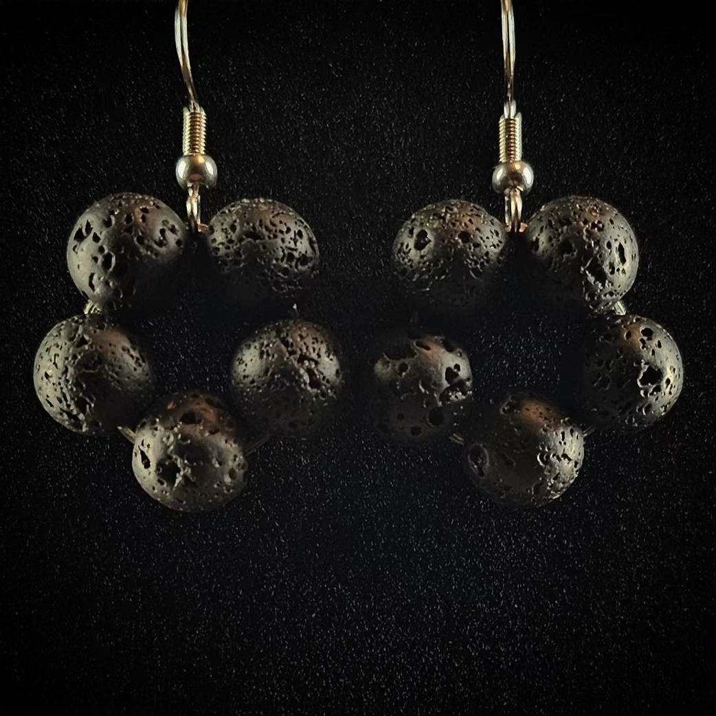Elemental I | Beaded Crystal Earrings