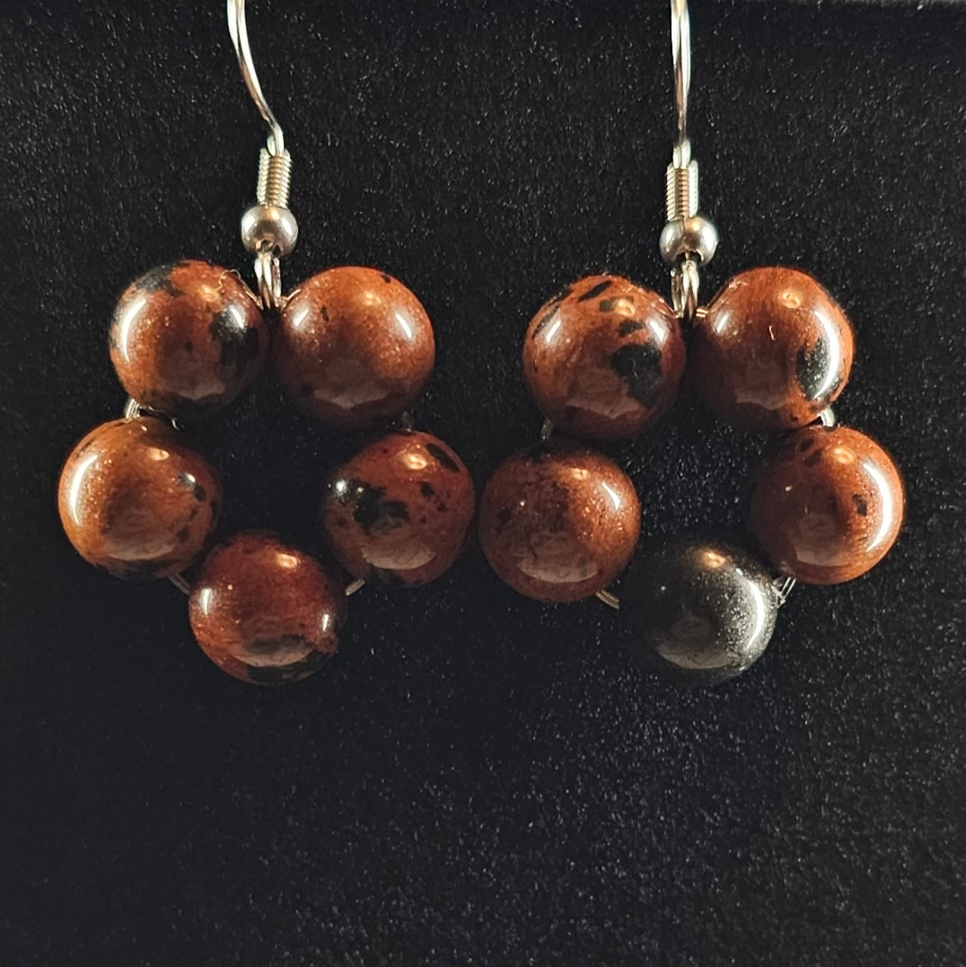 Elemental I | Beaded Crystal Earrings