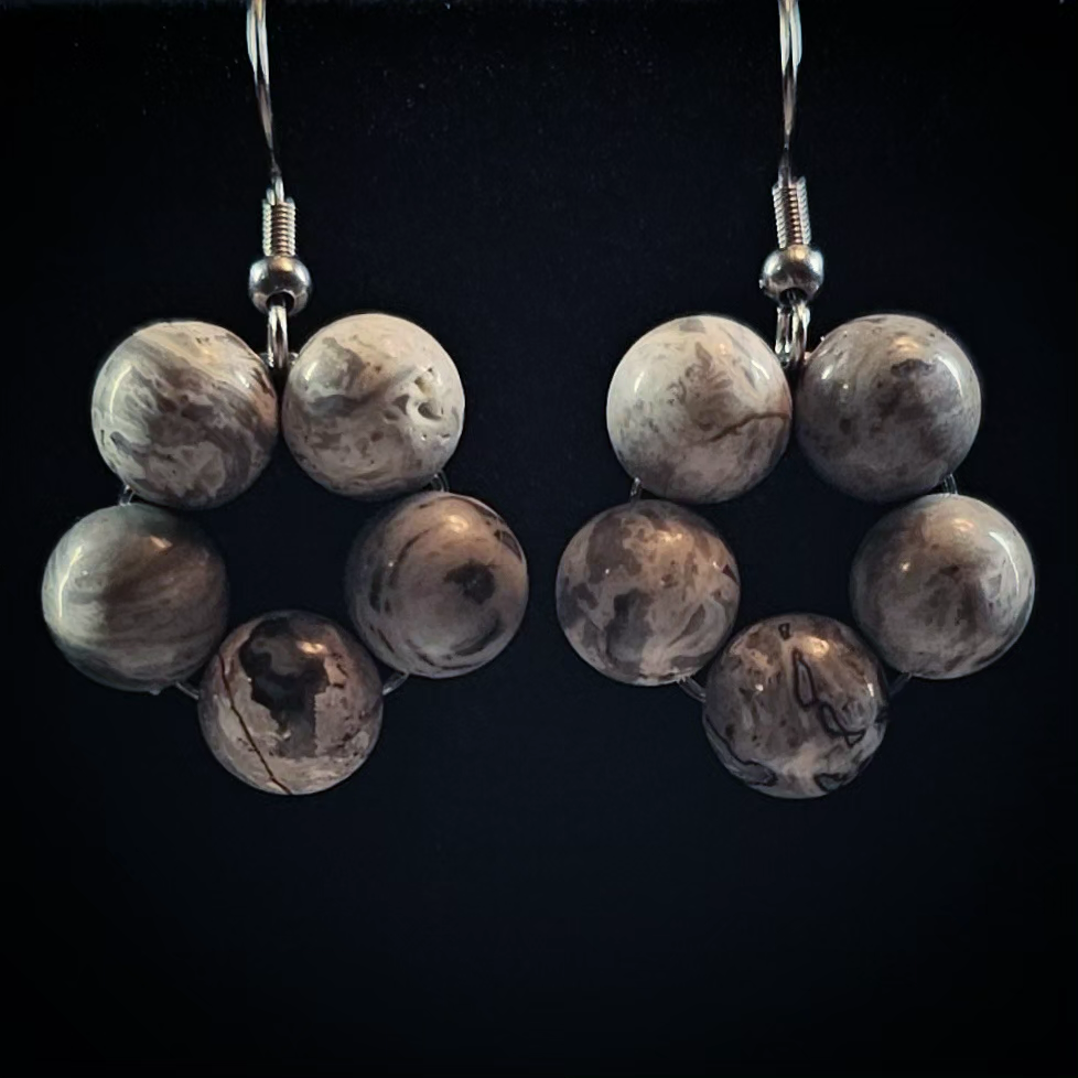 Elemental I | Beaded Crystal Earrings